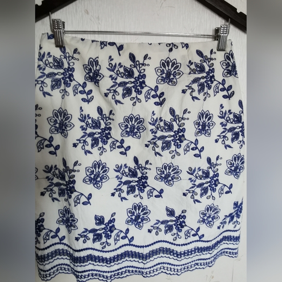 Loft eyelet 100%cotton skirt size 0 - Picture 5 of 10